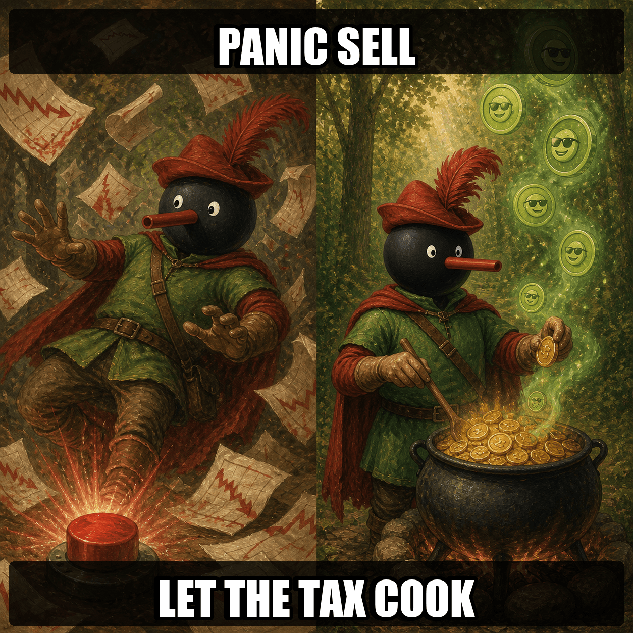 Robin Noot rejecting panic and approving patience