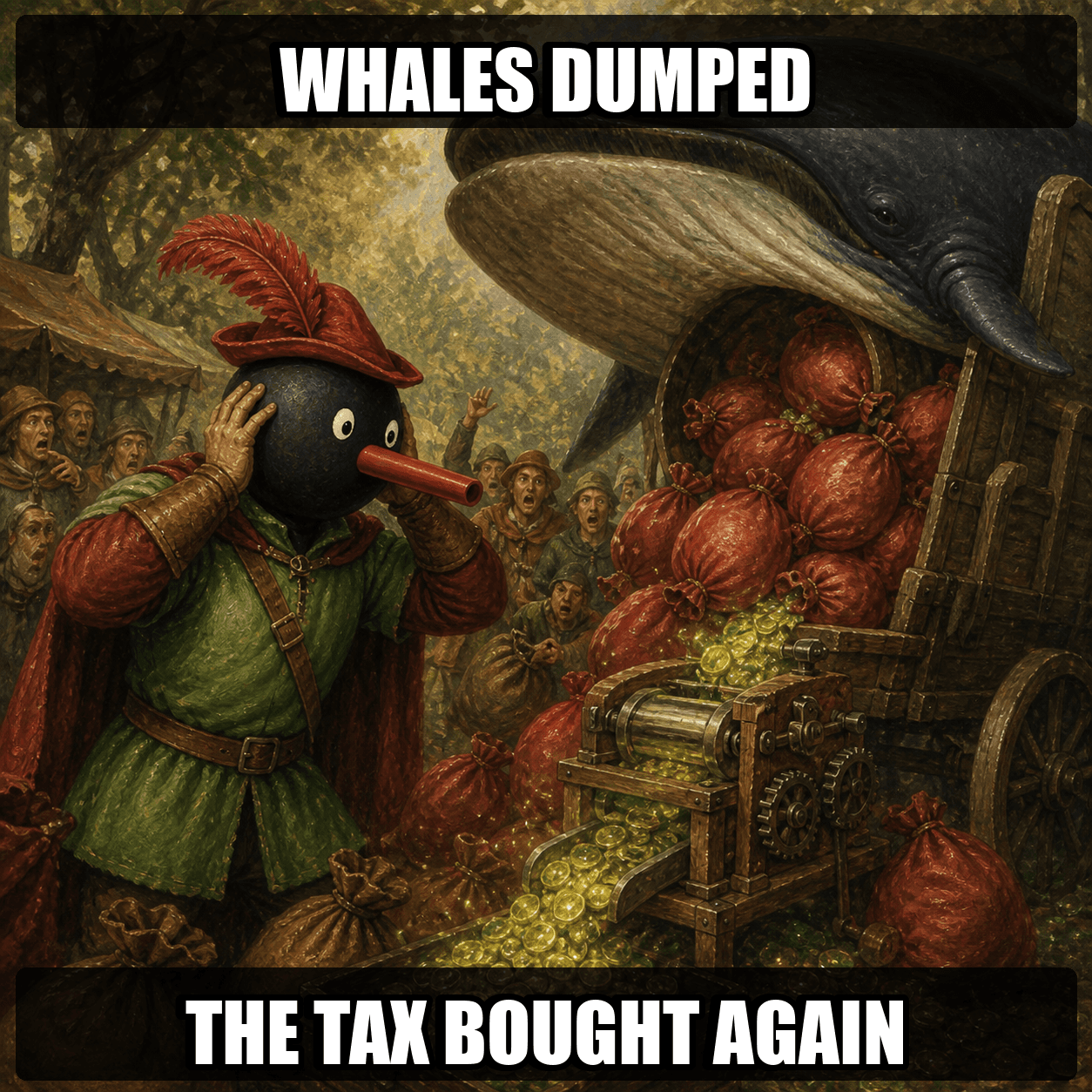 Robin Noot looking shocked at an automatic buy