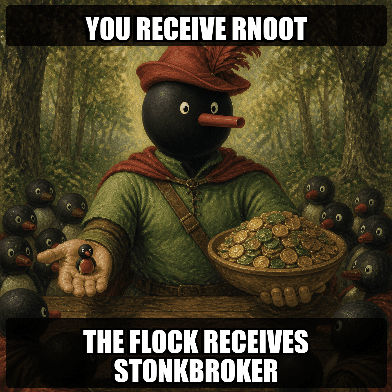 Robin Noot making a formal trade offer