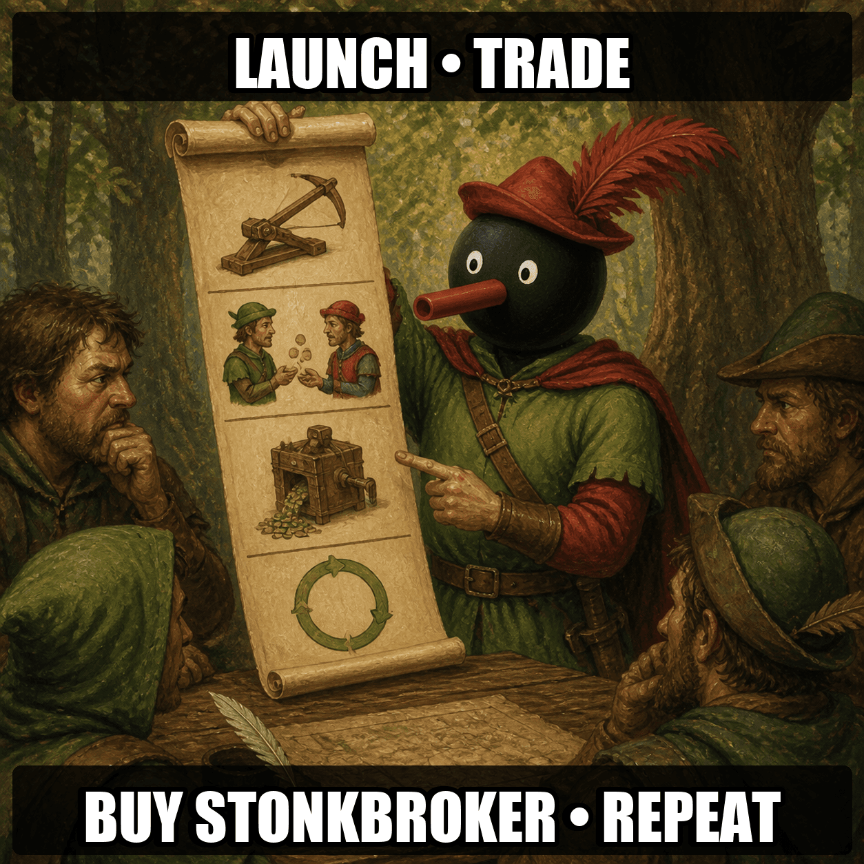 Robin Noot revealing a four-step parchment plan