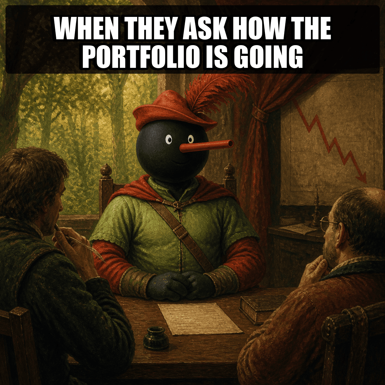Robin Noot forcing a polite smile in an office portrait